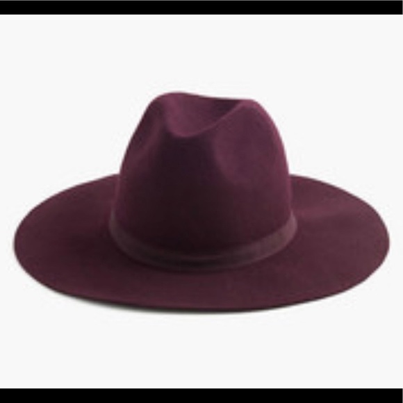 J. Crew Wide Brimmed Italian Wool Hat Sz M/L